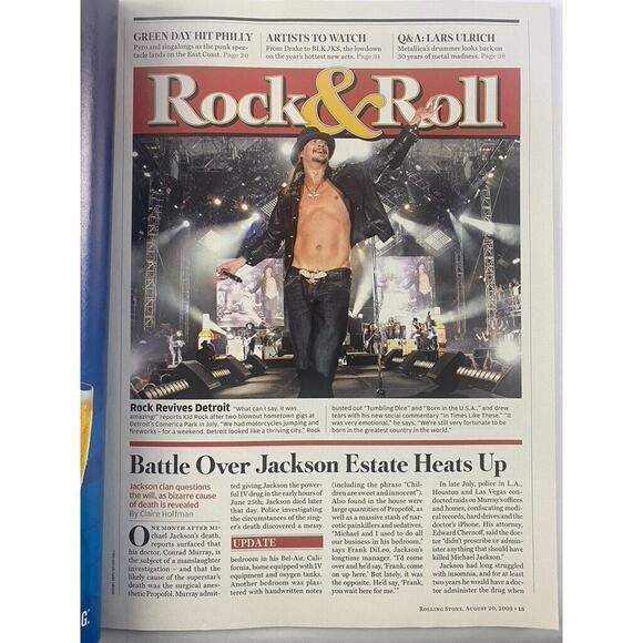 Rolling Stone Magazine August 20 2009 Barrack Obama Presidency - Picture 4 of 10